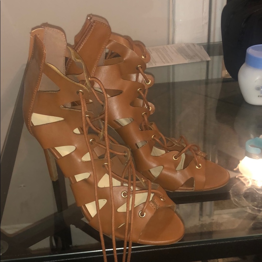 Missguided Lace Up Heels